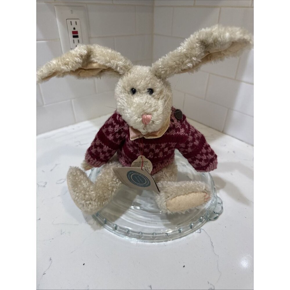 Boyd's Bears Plush ARCHER 11” Easter Bunny Sweater retired collectors - Picture 15 of 15